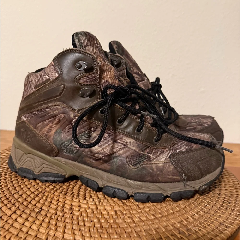 Wolverine‎ Brown and Black Camouflage Work Boots
